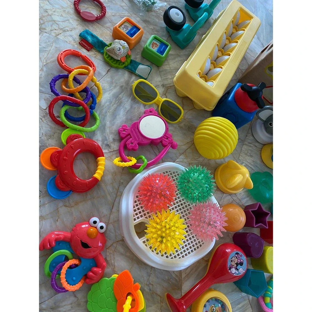 Fisher-Price Disney Sesame Street Baby Toddler Sensory Developmental Toy Lot